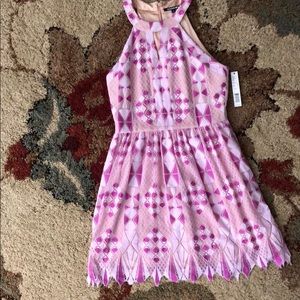 Gianni Bini Dress Sz 8 Lace Overlay NWT